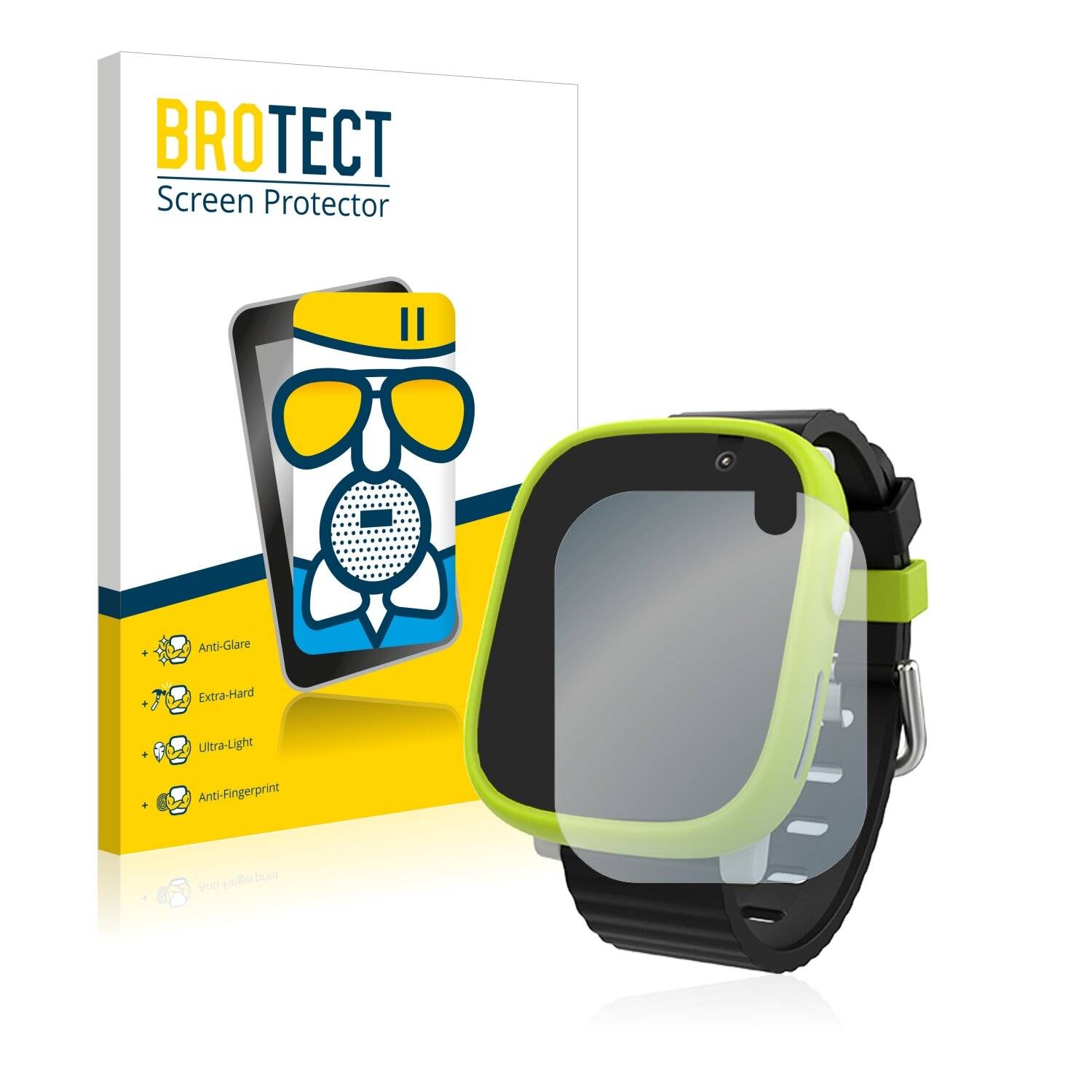BROTECT AirGlass Flexible Schutz Glas Folie für Xplora X6 Play Matt Entspiegelt