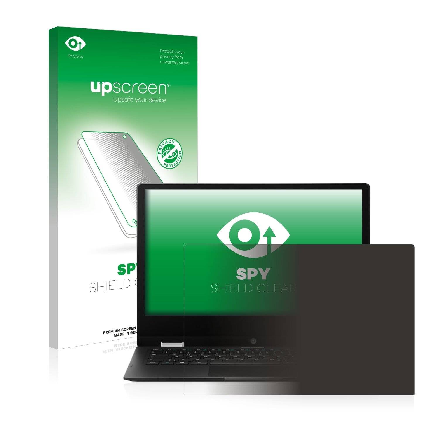 upscreen Spy Shield Clear Premium Blickschutzfolie für Medion Akoya