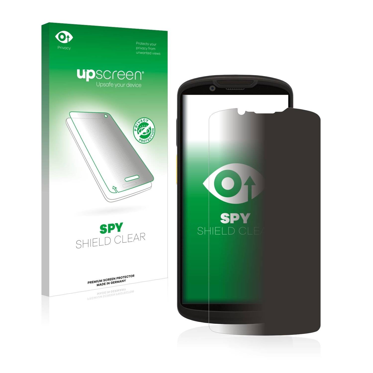 upscreen Spy Shield Clear Premium Blickschutzfolie für Zebra