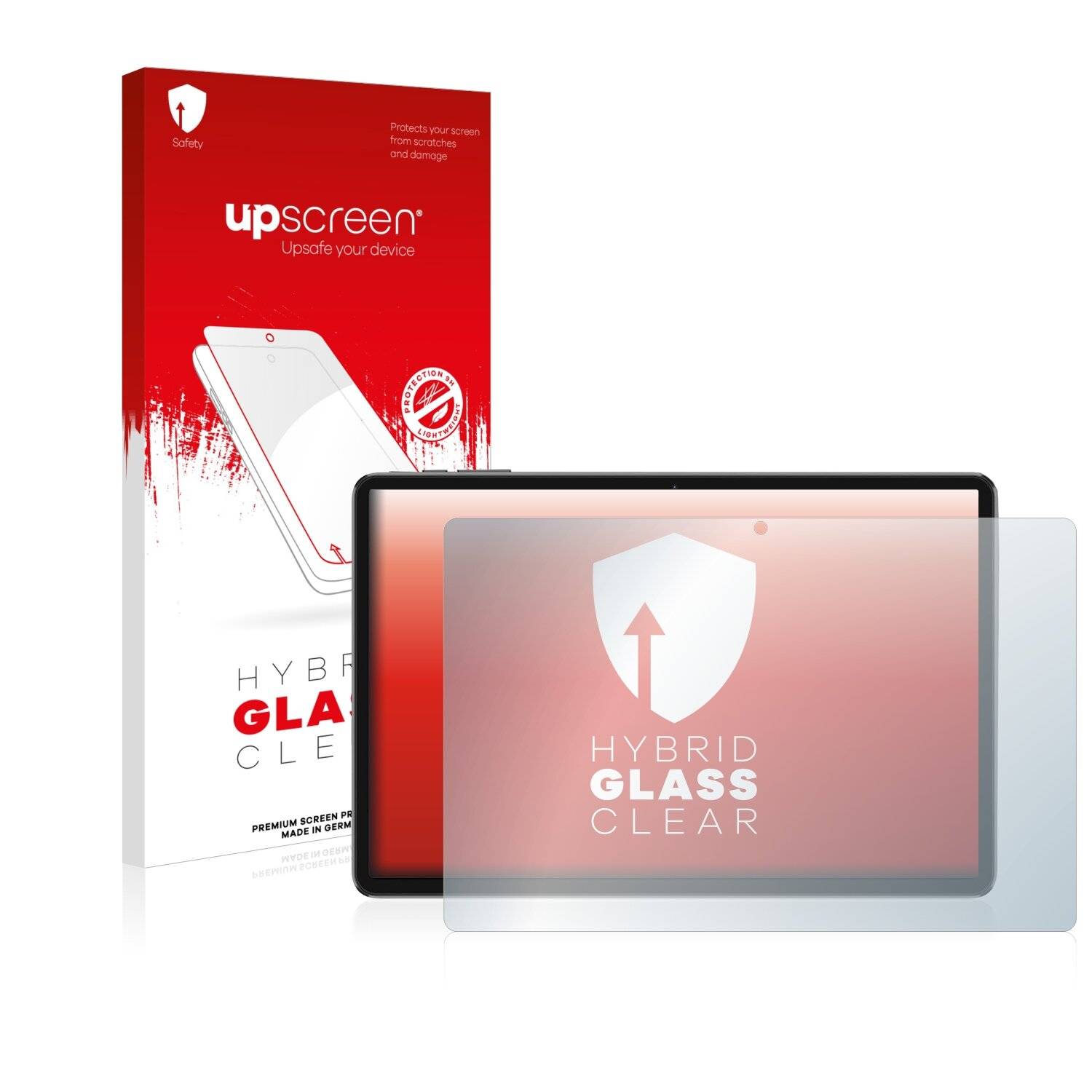 upscreen Hybrid Glass Clear Premium Schutzglas Folie für Blackview Tab 7