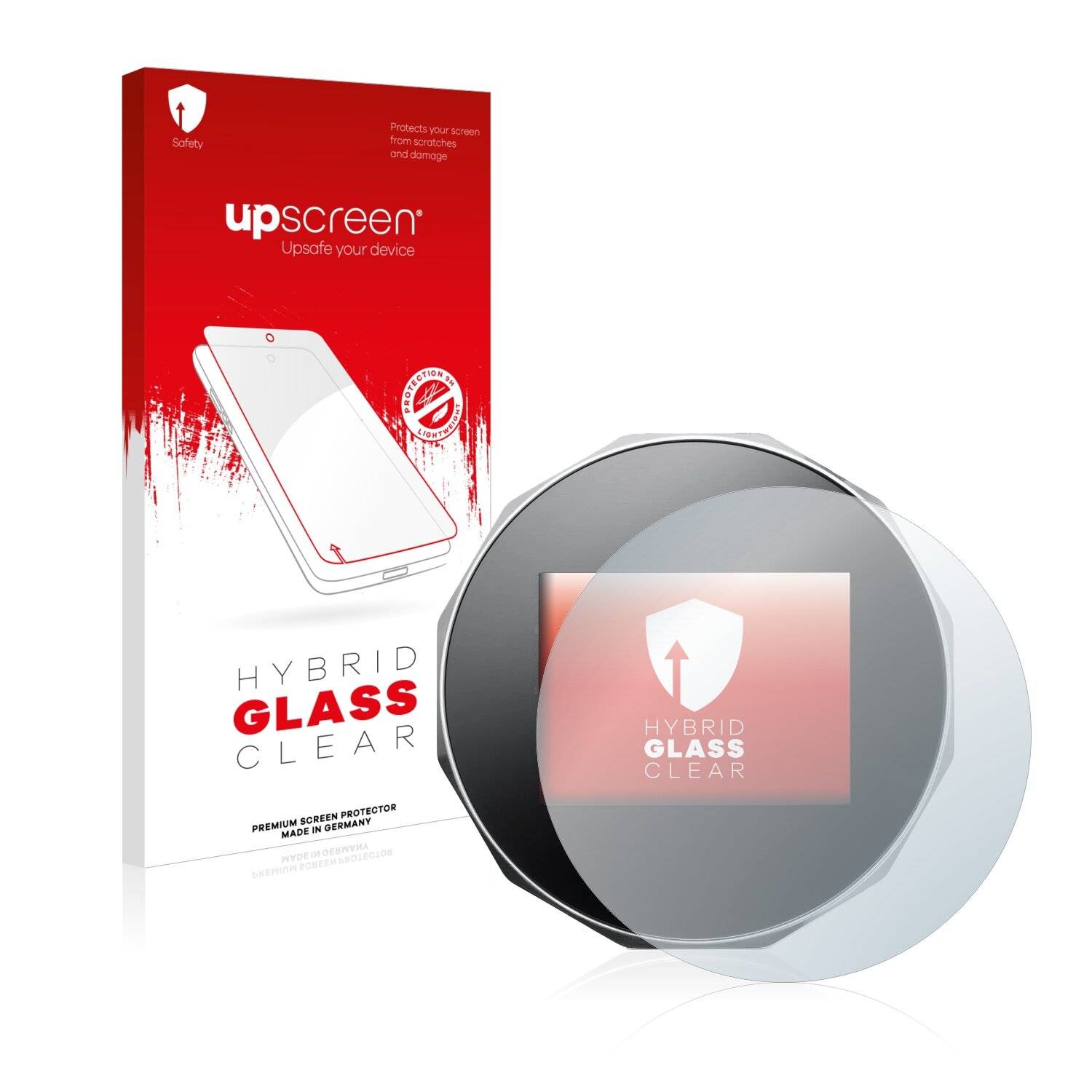 upscreen Hybrid Glass Clear Premium Schutzglas Folie für SecuX