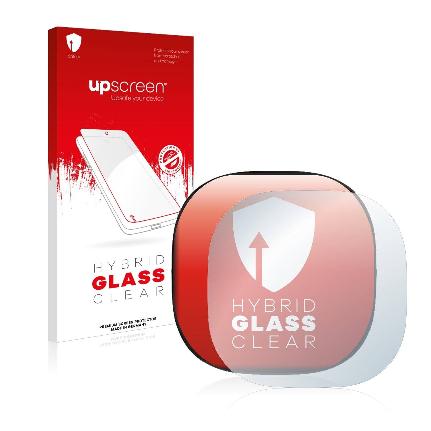 upscreen Hybrid Glass Clear Premium Schutzglas Folie für Ecobee Smart Thermostat