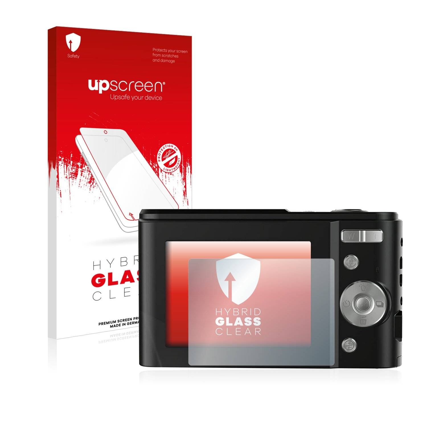 upscreen Hybrid Glass Clear Premium Schutzglas Folie für Bofypoo