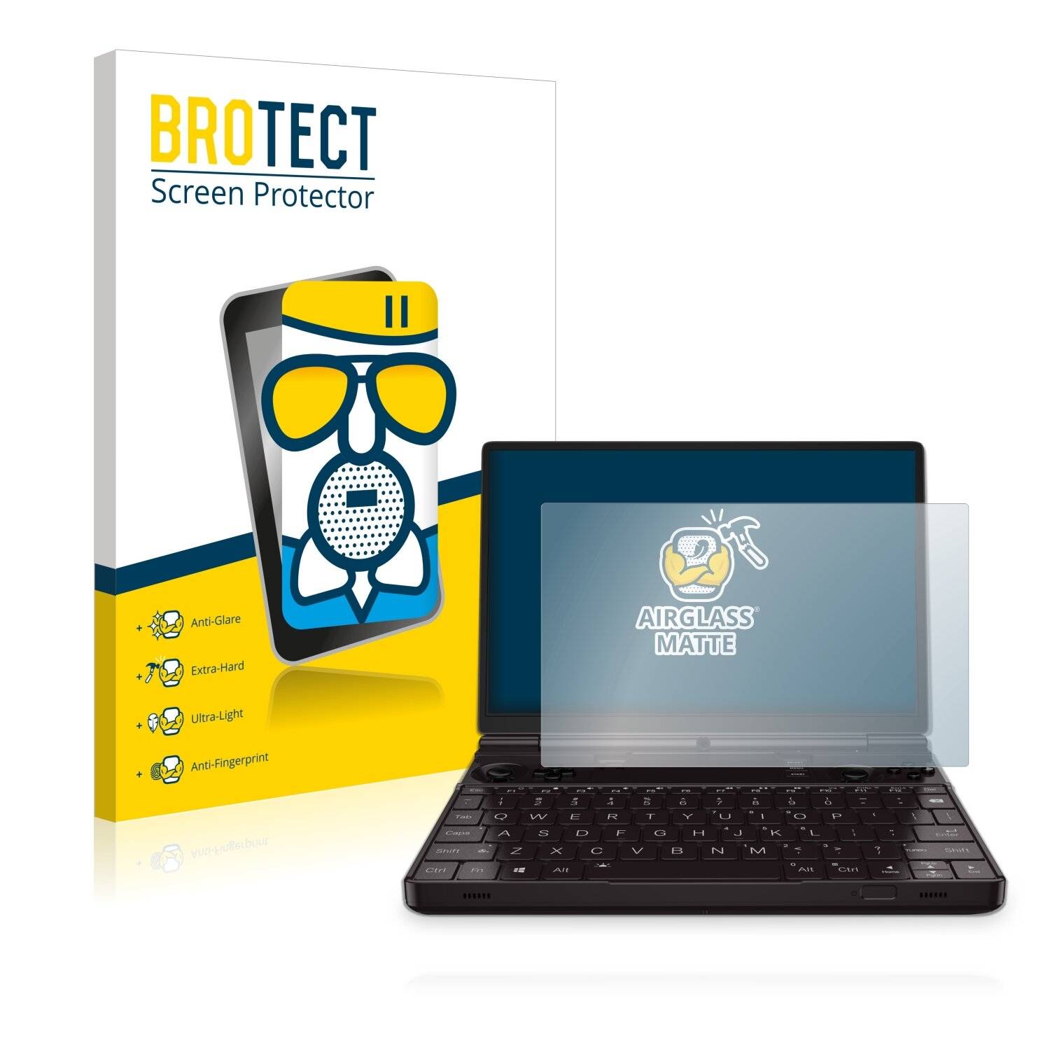 BROTECT AirGlass Matte Schutzglas Folie für GPD Win Max