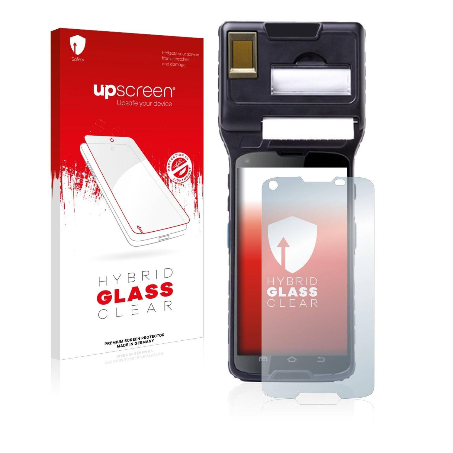 upscreen Hybrid Glass Clear Premium Schutzglas Folie für Cilico