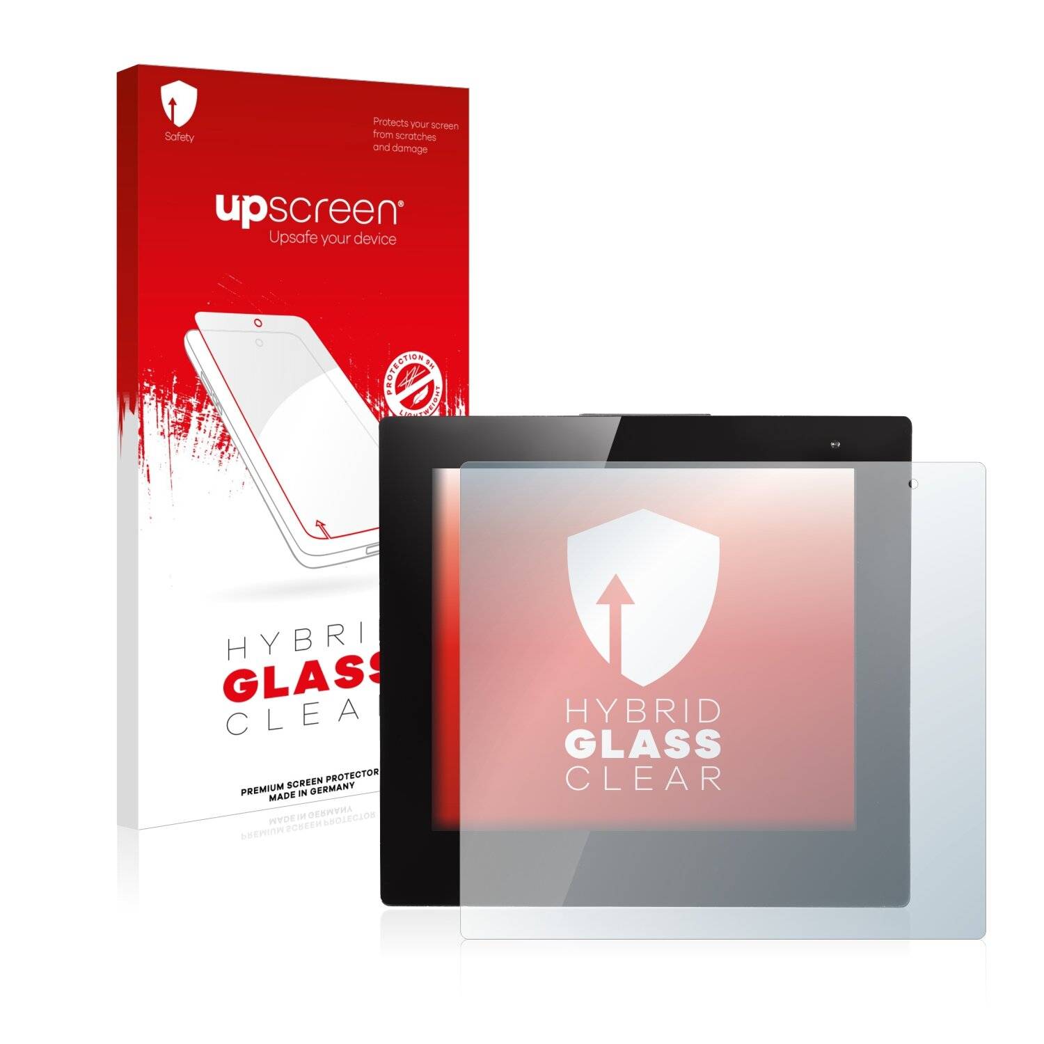 upscreen Hybrid Glass Clear Premium Schutzglas Folie für Bresser Quadro Neo C Thermo- und