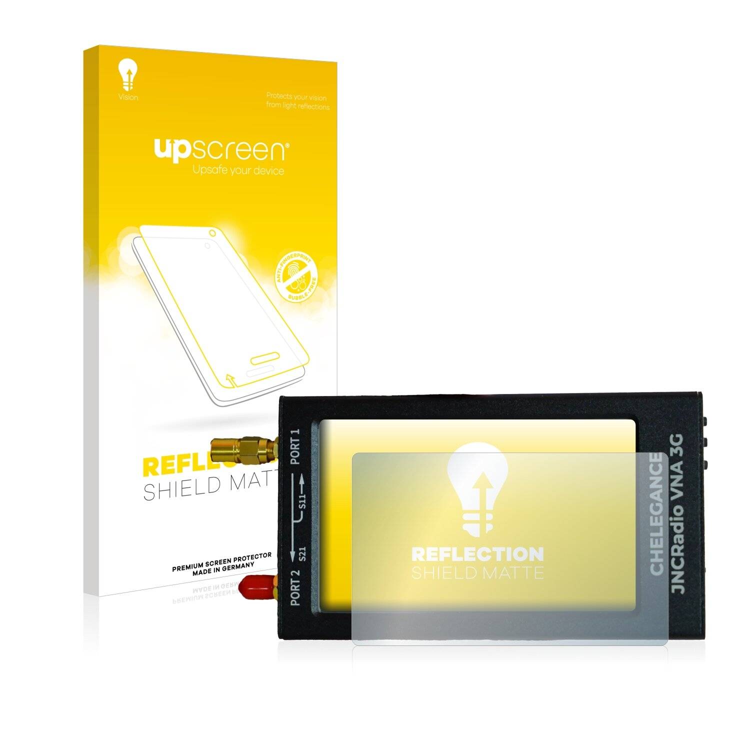 upscreen Reflection Shield Matte Premium Displayschutzfolie für NanoVNA