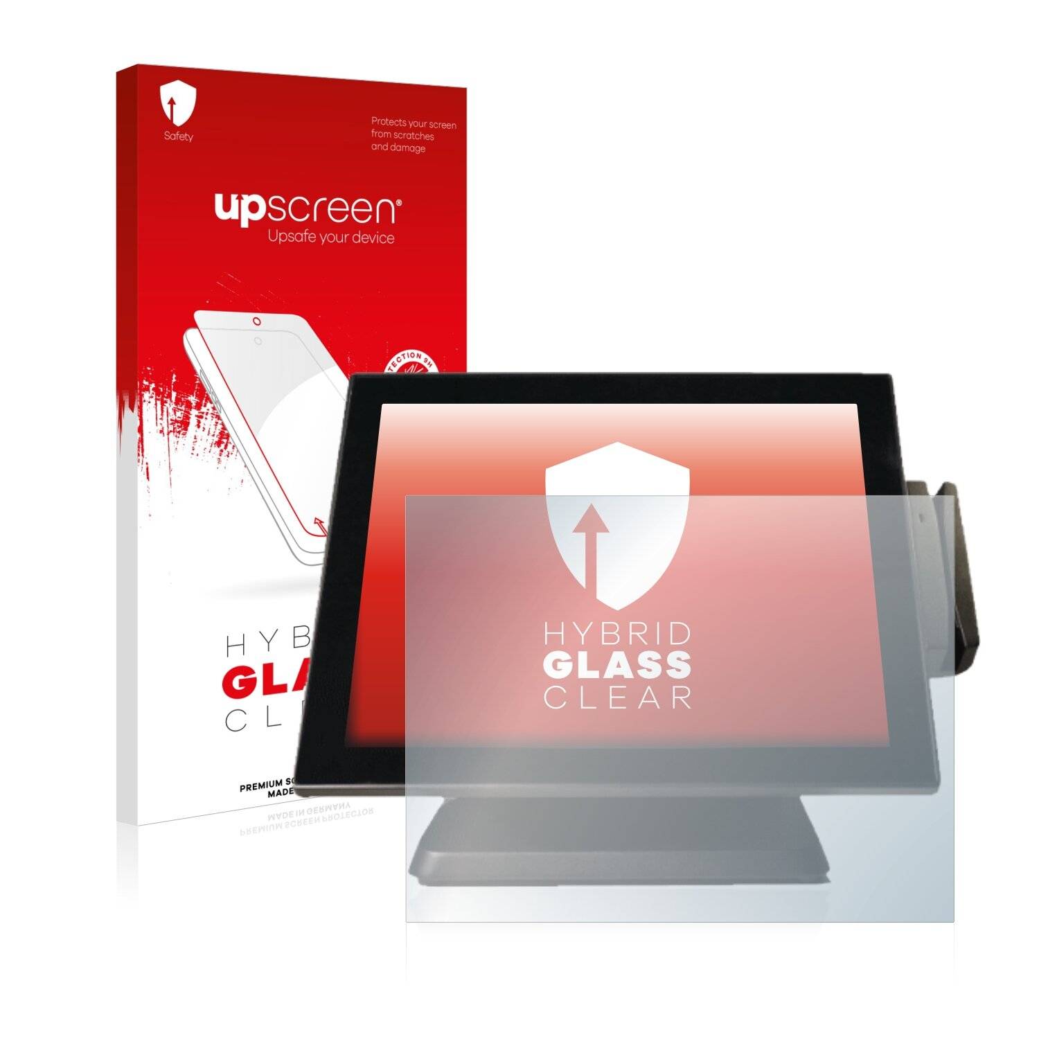 upscreen Hybrid Glass Clear Premium Schutzglas Folie für NCR