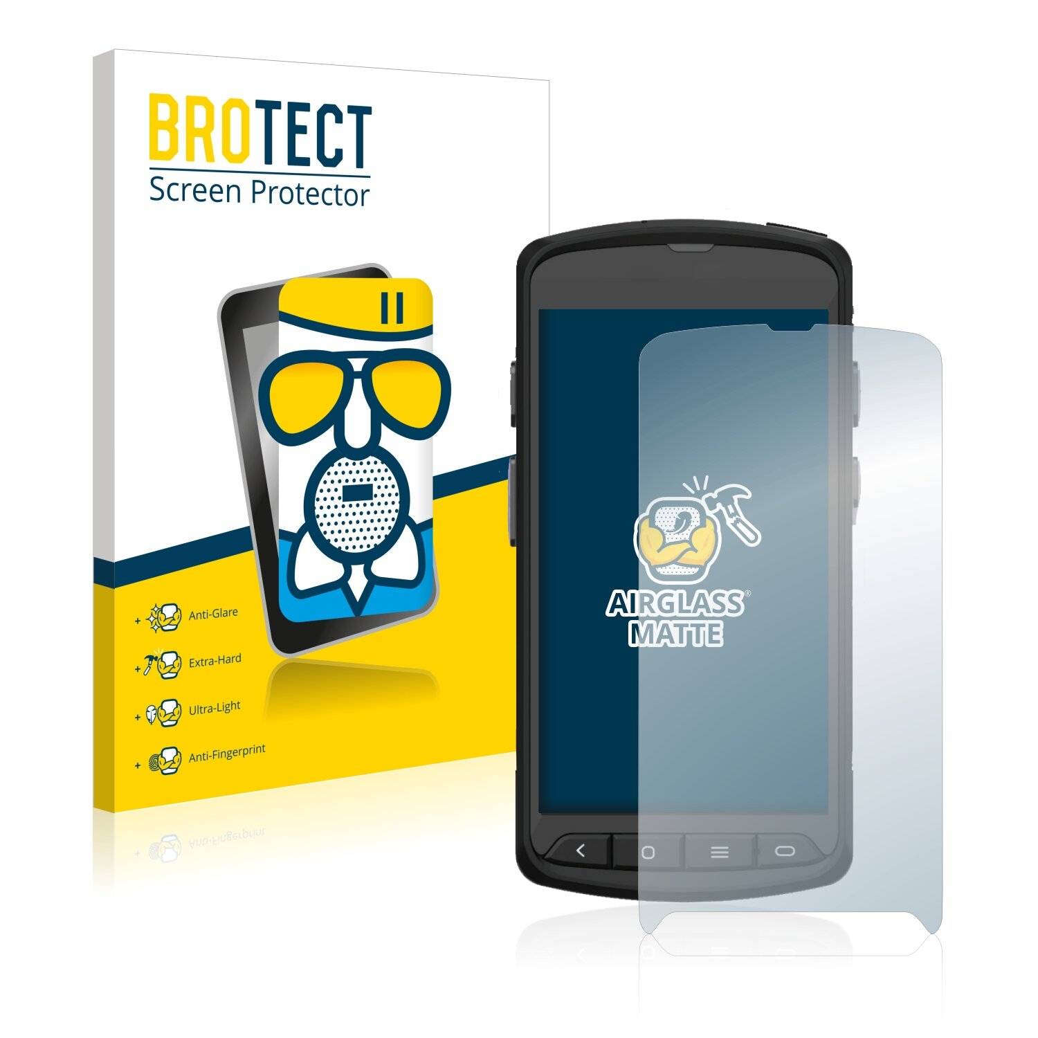 BROTECT AirGlass Matte Schutzglas Folie für M3 Mobile SM