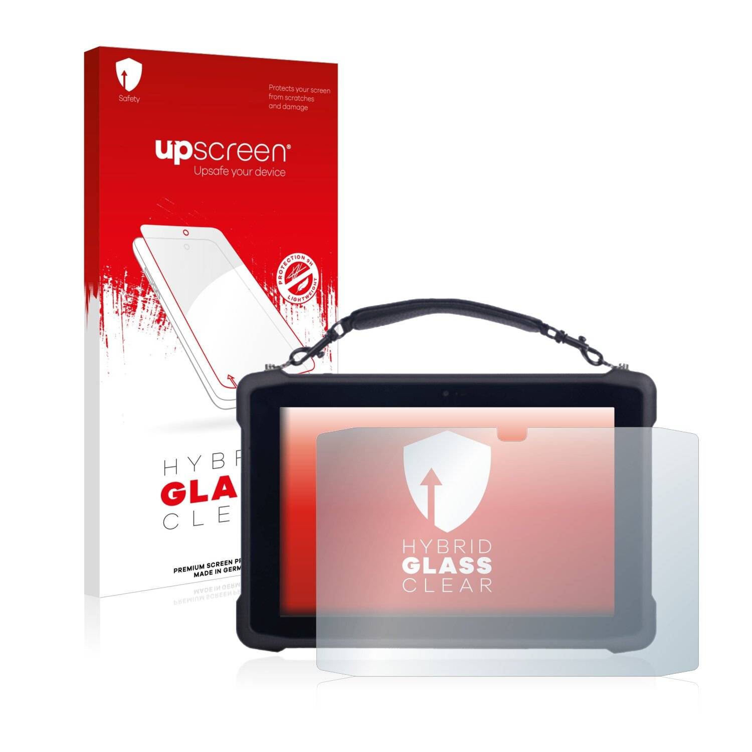 upscreen Hybrid Glass Clear Premium Schutzglas Folie für BCX ELITE RANGE LCW10 TOUGH