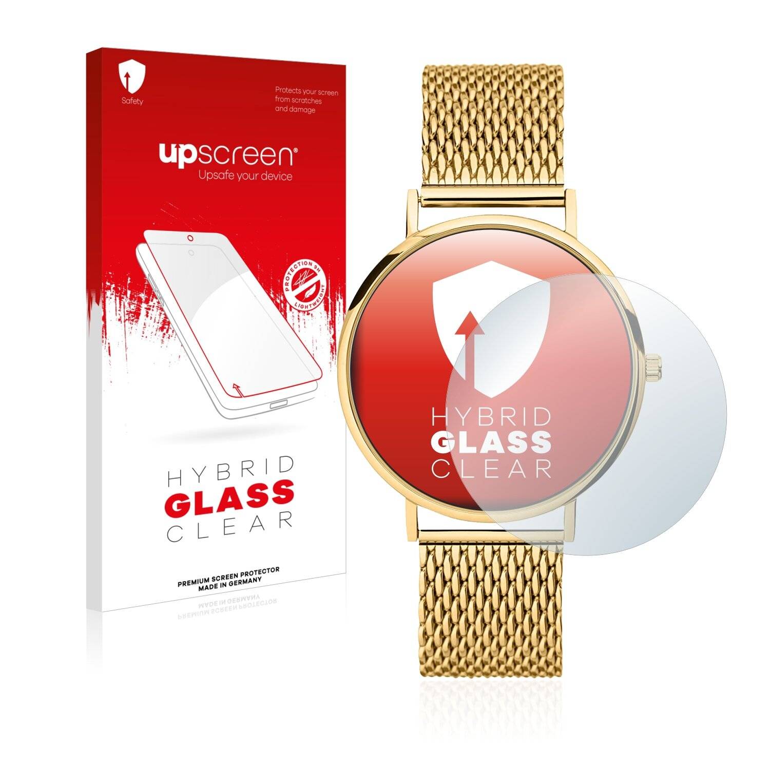 upscreen Hybrid Glass Clear Premium Schutzglas Folie für Liebeskind