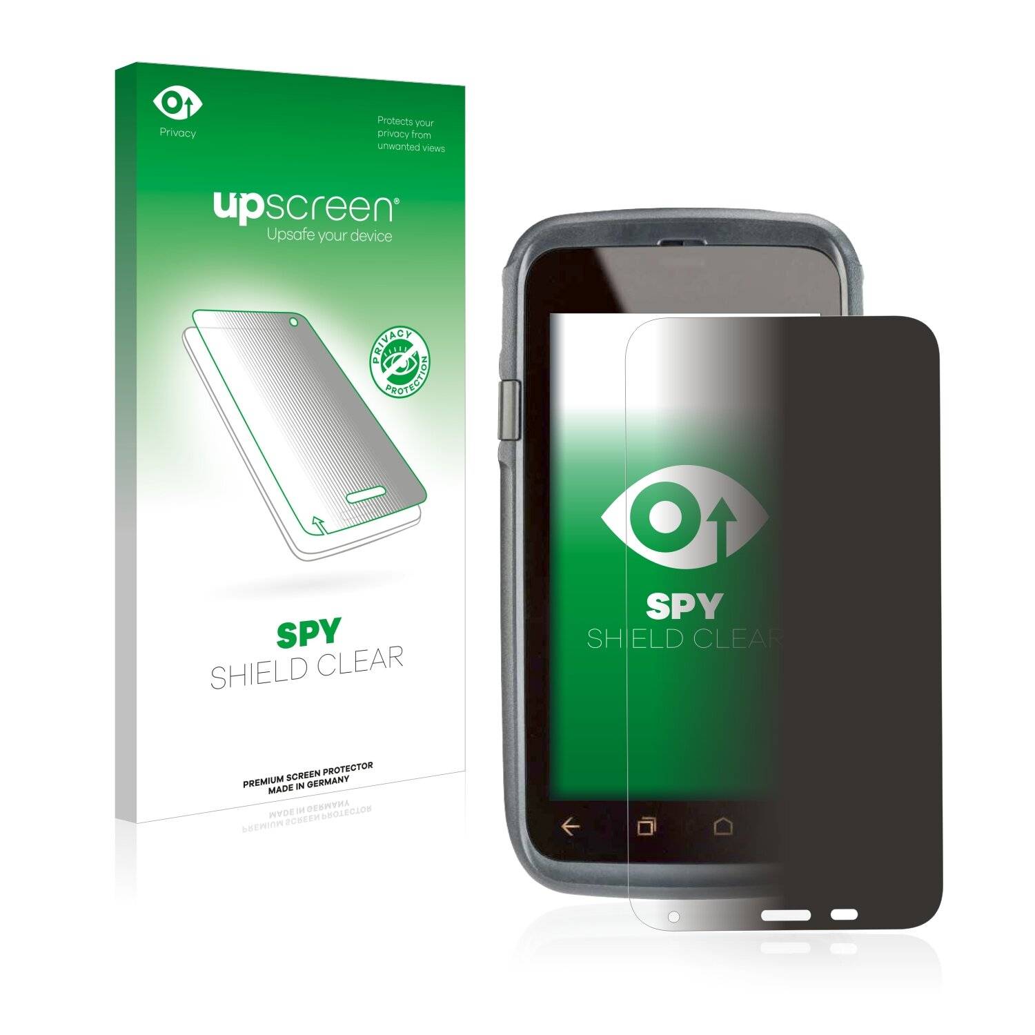 upscreen Spy Shield Clear Premium Blickschutzfolie für Honeywell Dolphin CT60