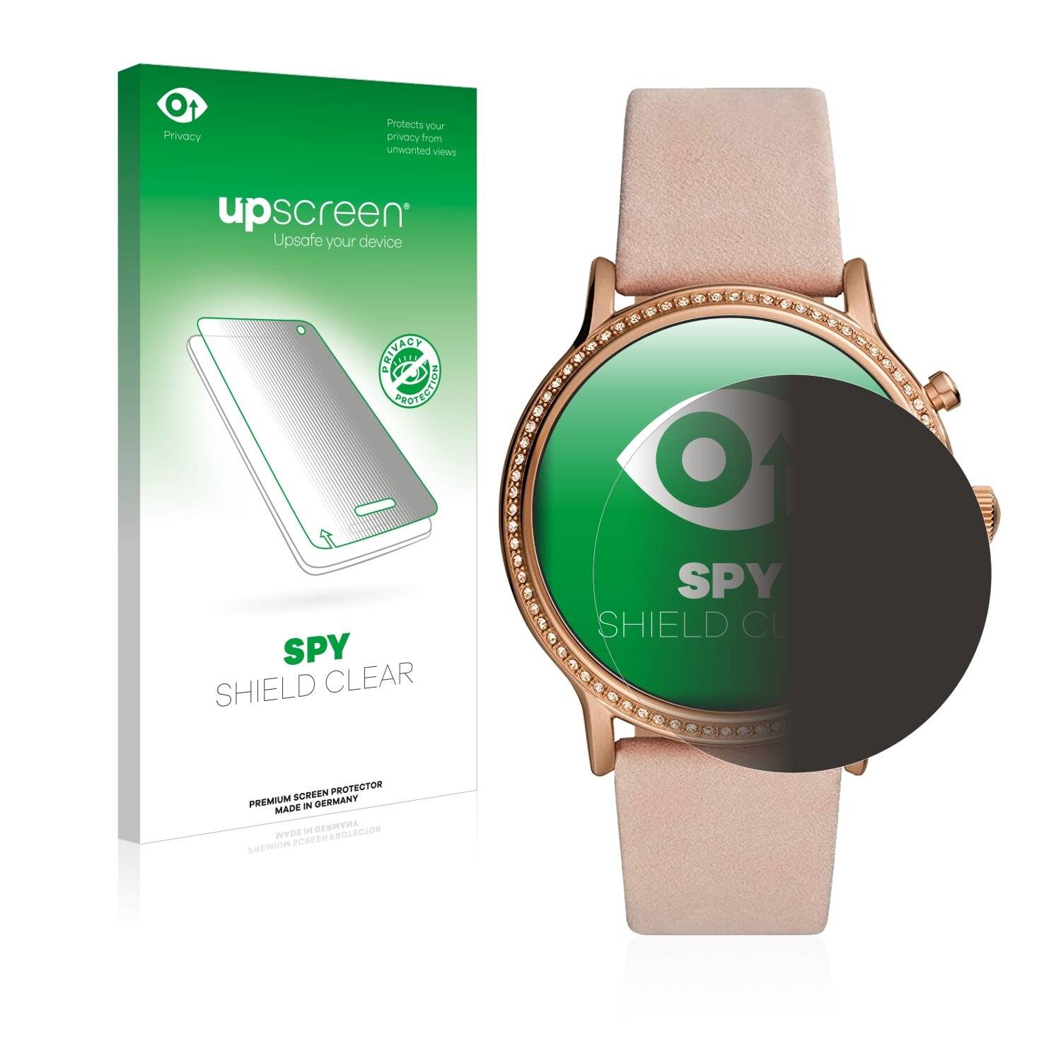 upscreen Spy Shield Clear Premium Blickschutzfolie für Fossil Julianna