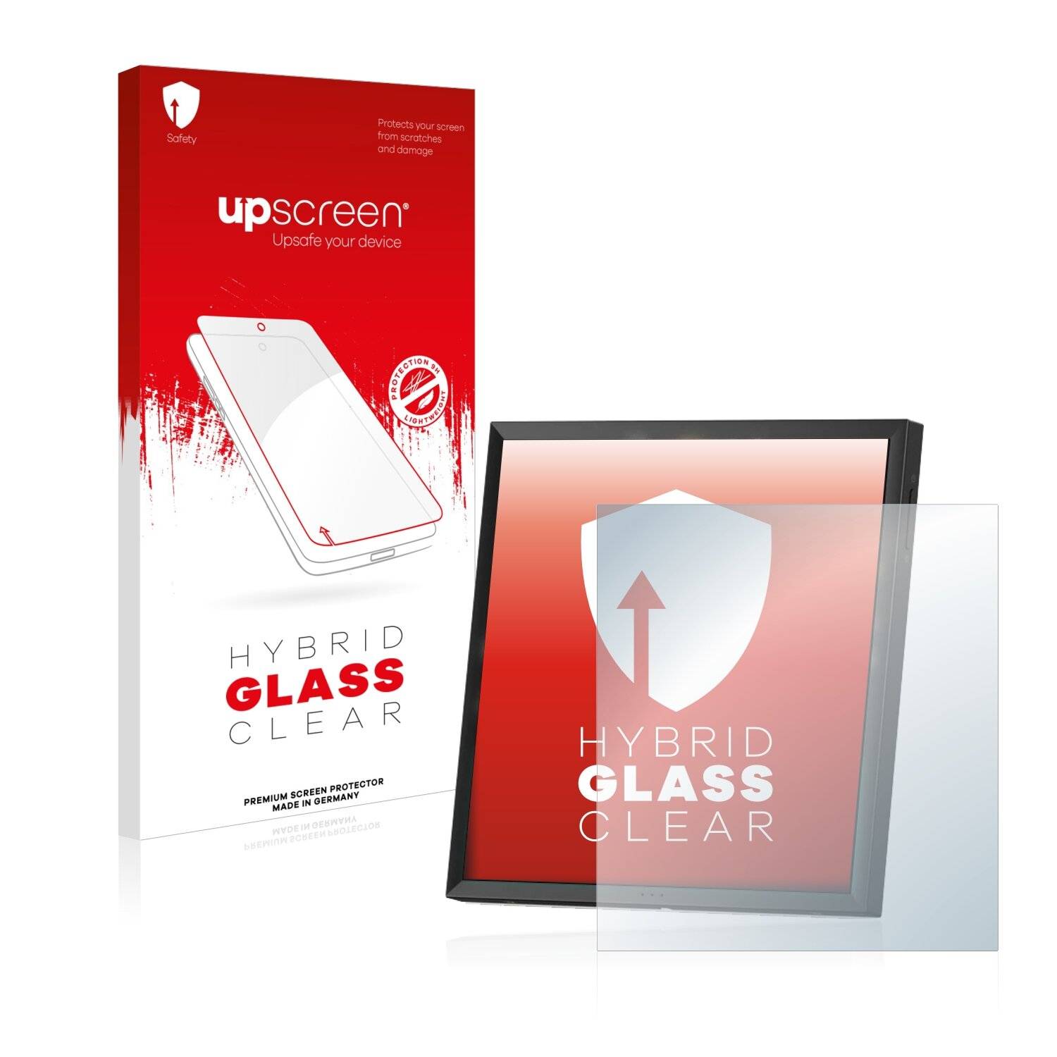 upscreen Hybrid Glass Clear Premium Schutzglas Folie für Divoom