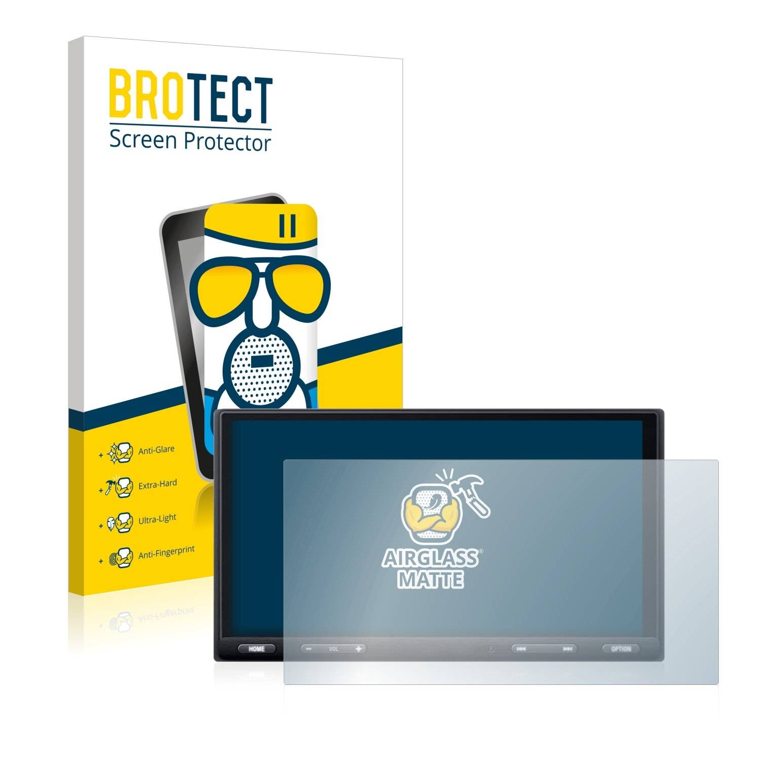 BROTECT AirGlass Matte Schutzglas Folie für Sony