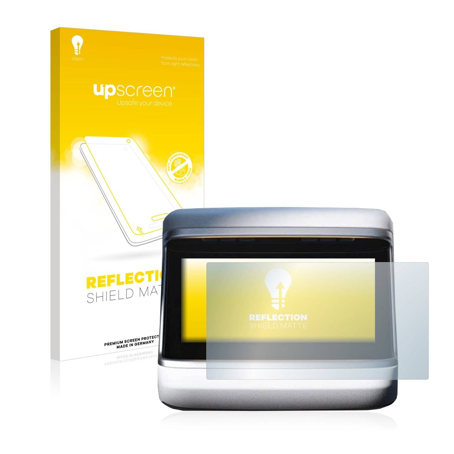 upscreen Reflection Shield Matte Premium Displayschutzfolie für Tesla Model X Plaid 2023