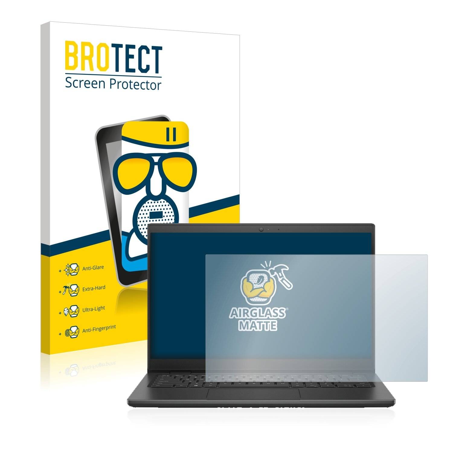 BROTECT AirGlass Matte Schutzglas Folie für Dell Latitude