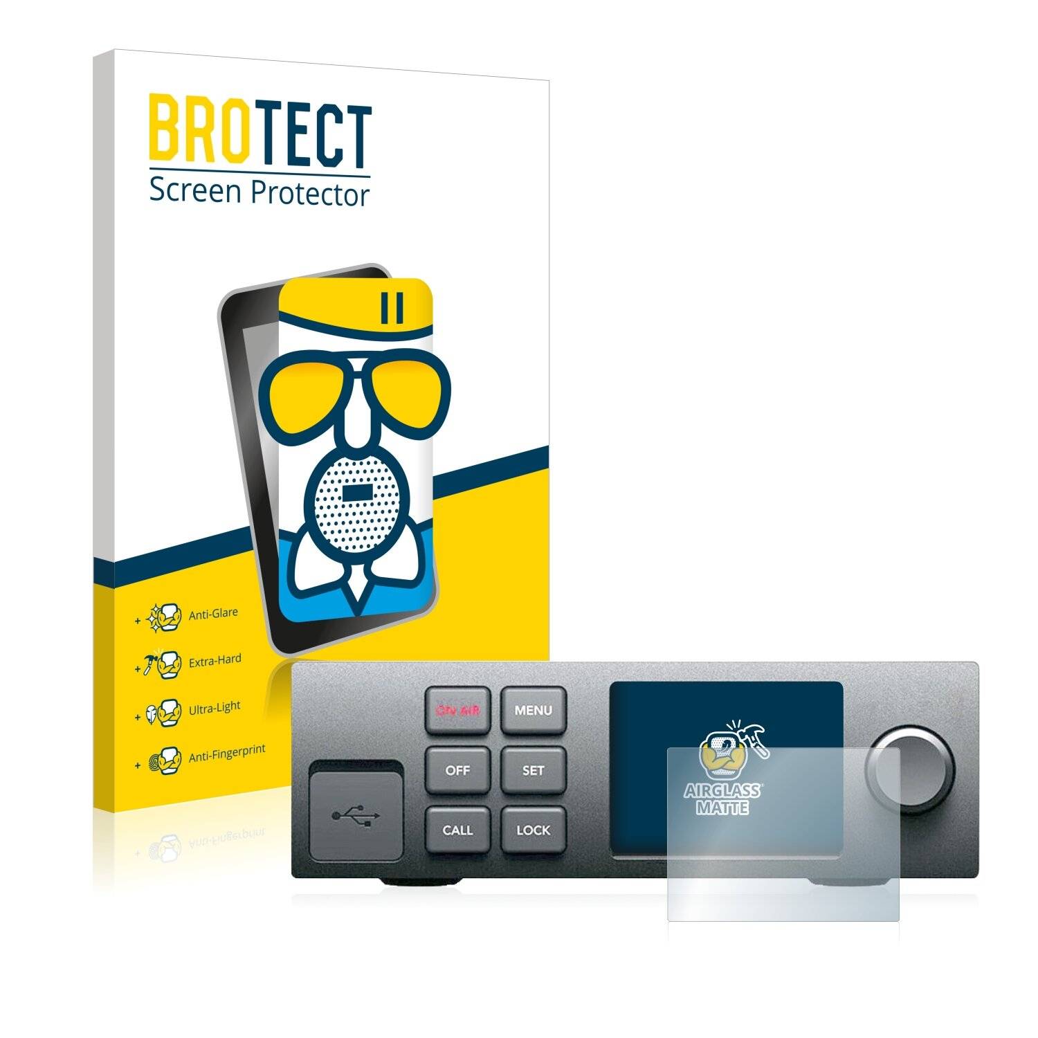 BROTECT AirGlass Matte Schutzglas Folie für Blackmagic Web Presenter