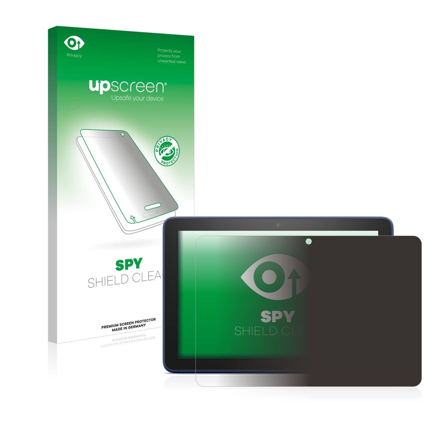 upscreen Spy Shield Clear Premium Blickschutzfolie für Amazon Fire HD 8 Plus