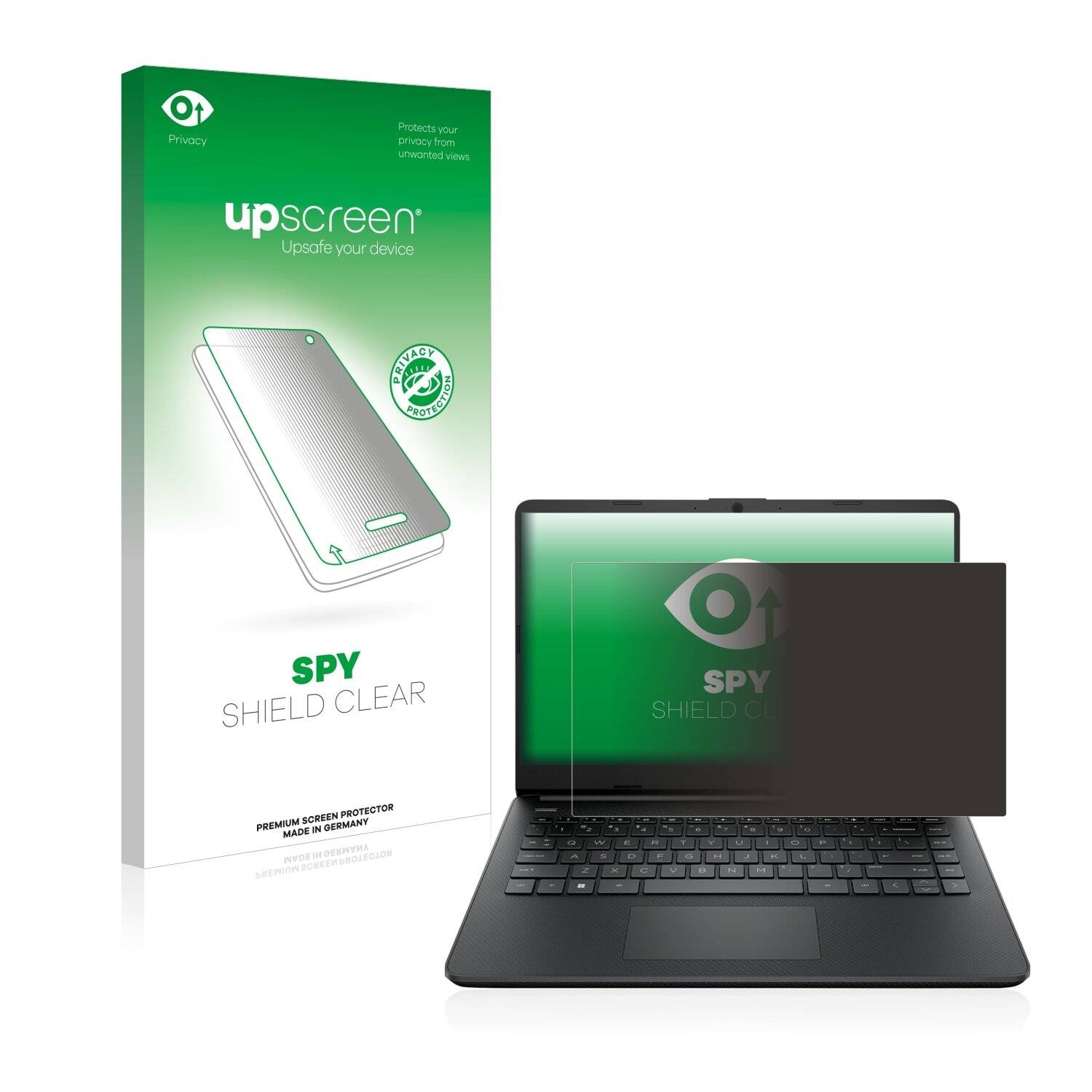 upscreen Spy Shield Clear Premium Blickschutzfolie für HP