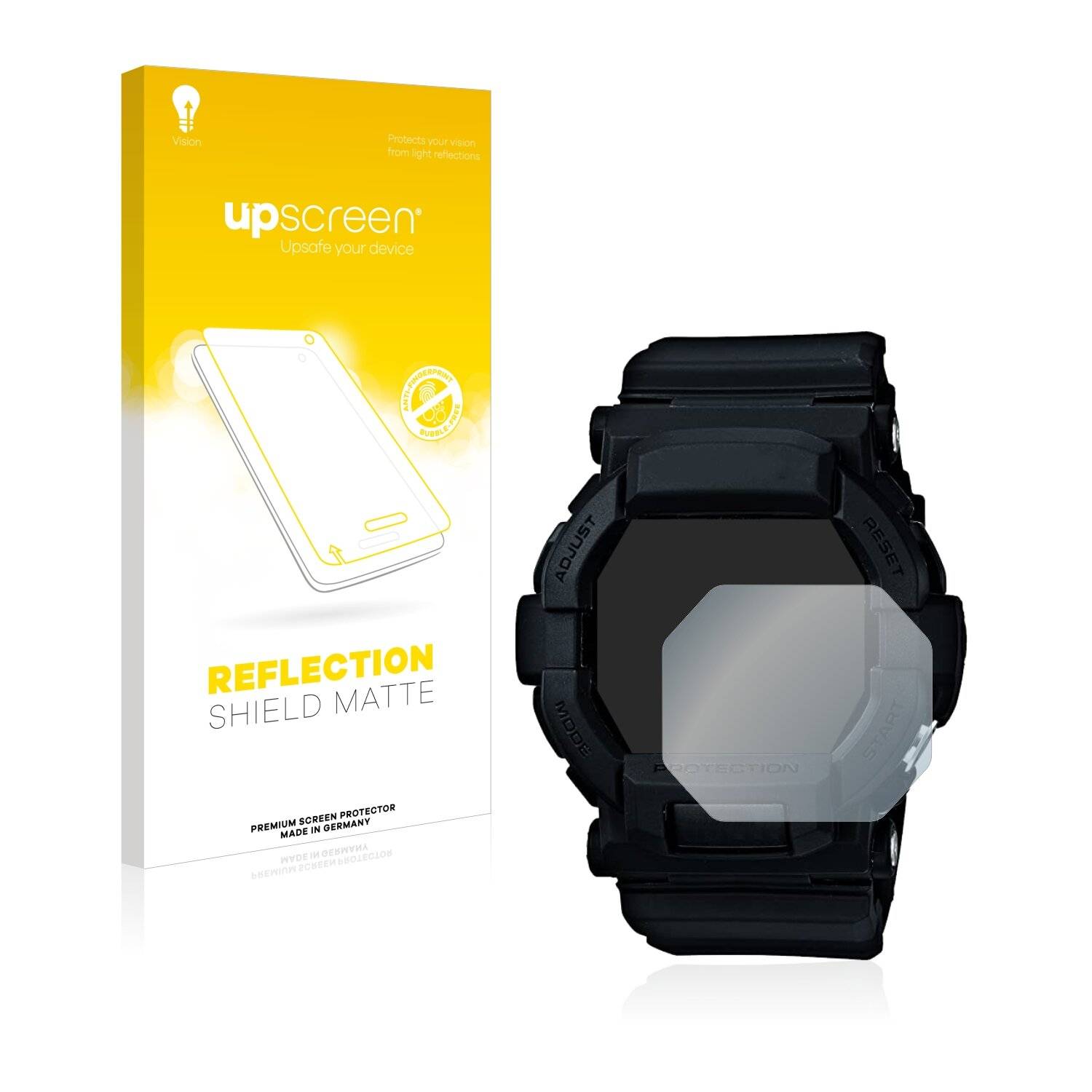 upscreen Reflection Shield Matte Premium Displayschutzfolie für Casio G-Shock