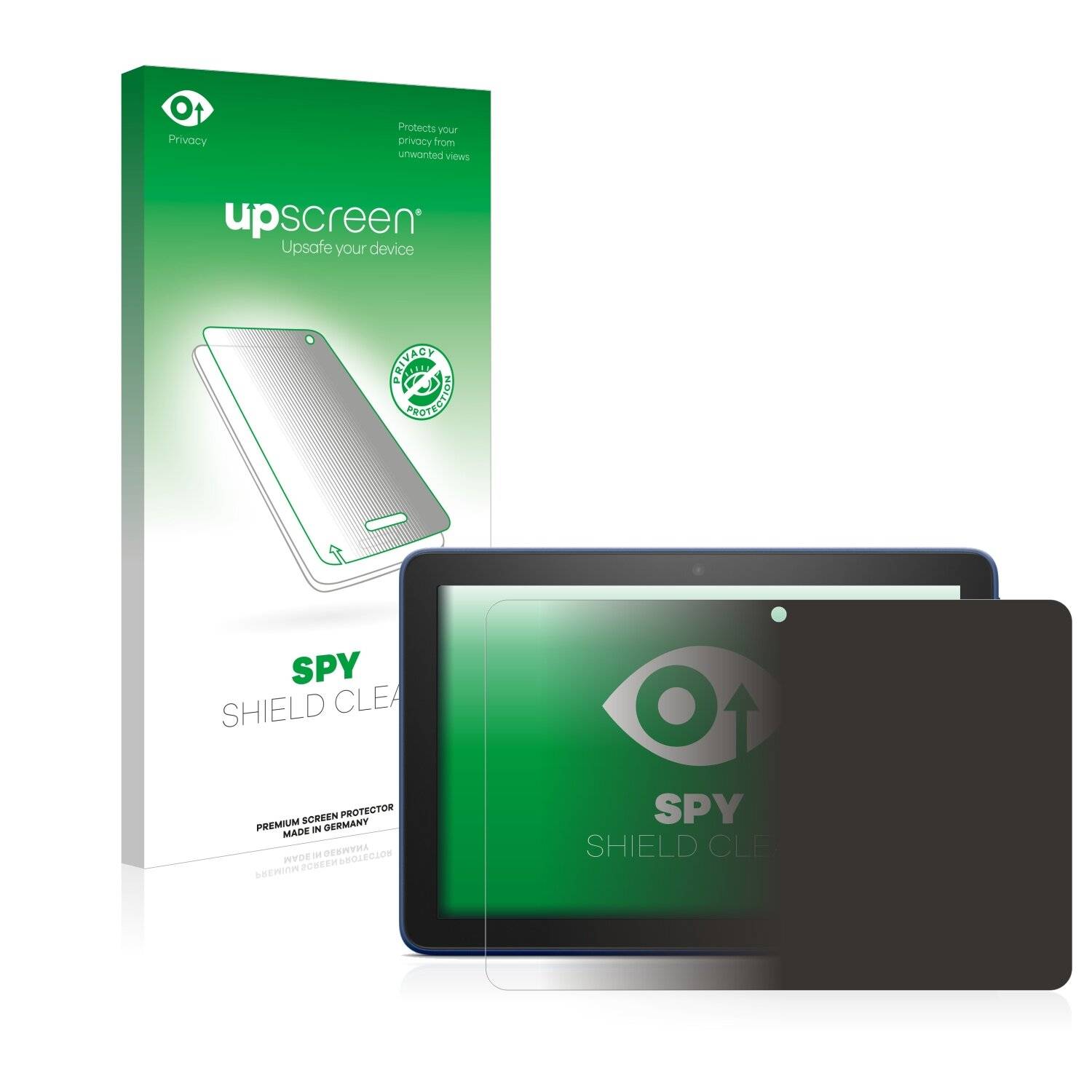 upscreen Spy Shield Clear Premium Blickschutzfolie für Amazon Fire HD 8