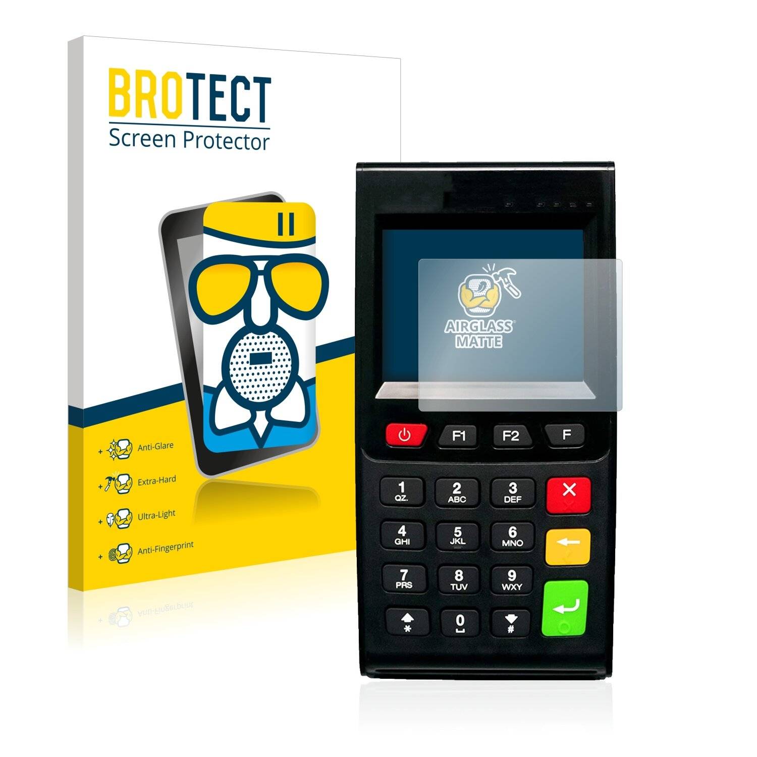 BROTECT AirGlass Matte Schutzglas Folie für myPOS