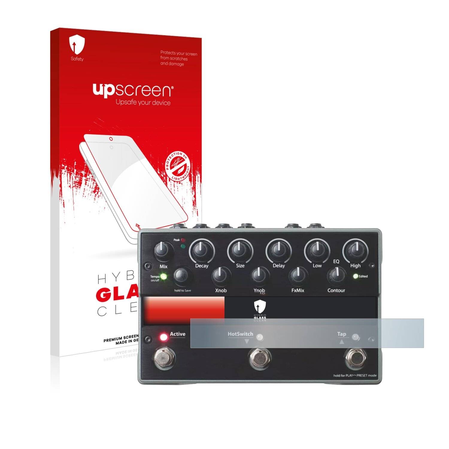 upscreen Hybrid Glass Clear Premium Schutzglas Folie für Eventide