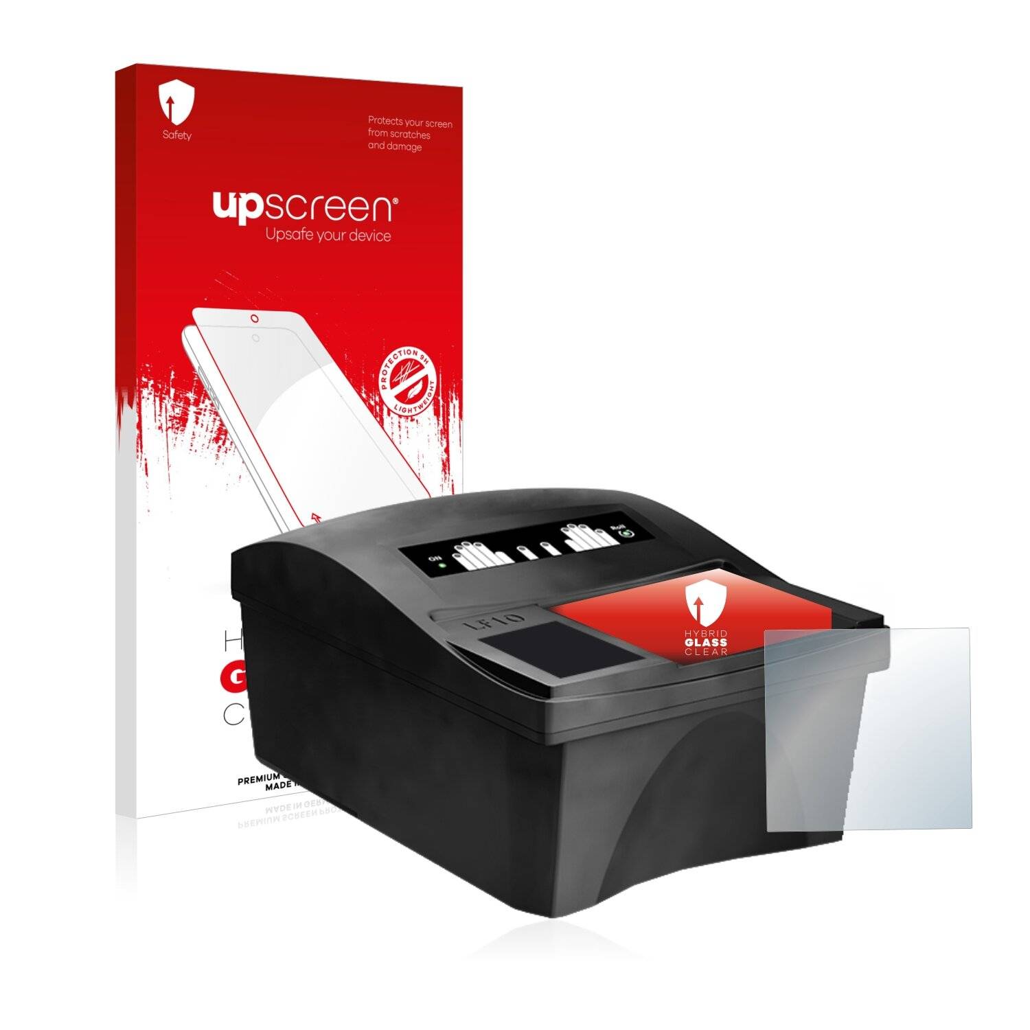 upscreen Hybrid Glass Clear Premium Schutzglas Folie für Dermalog