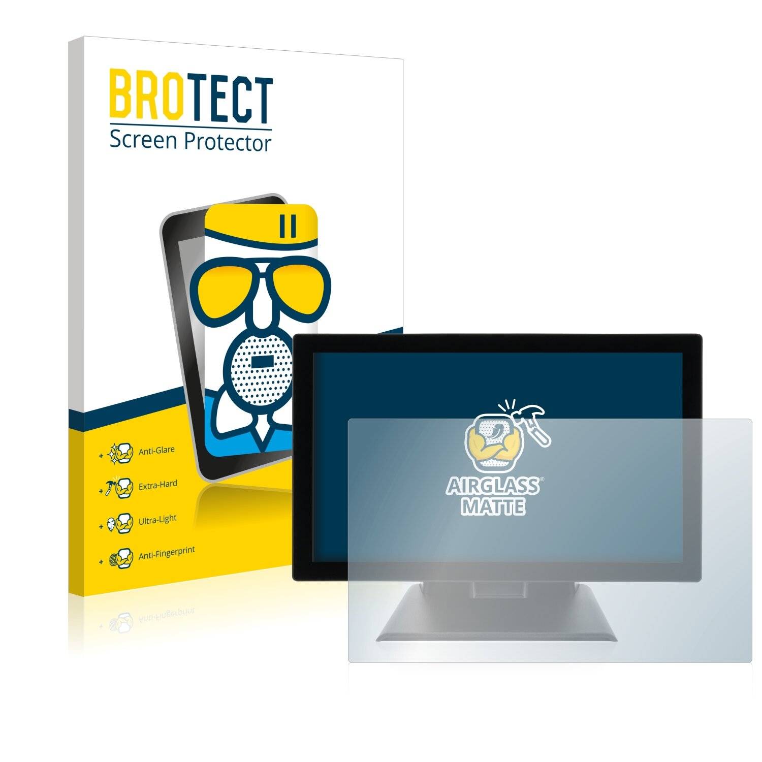 BROTECT AirGlass Matte Schutzglas Folie für Iiyama ProLite