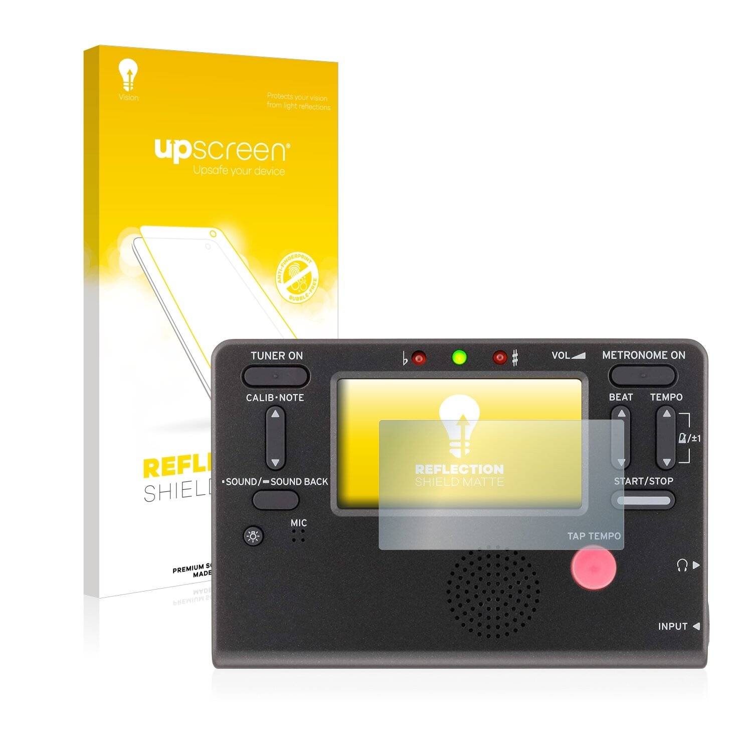 upscreen Reflection Shield Matte Premium Displayschutzfolie für Korg TM-60 Combo Tuner