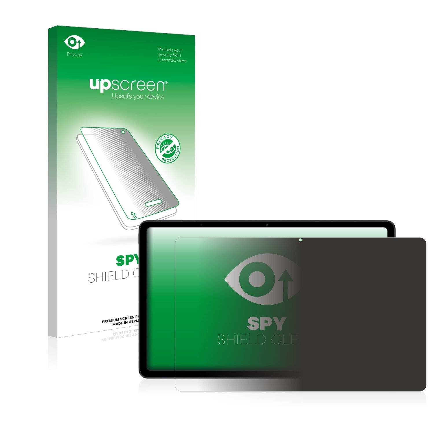 upscreen Spy Shield Clear Premium Blickschutzfolie für Xiaomi Redmi Pad (im