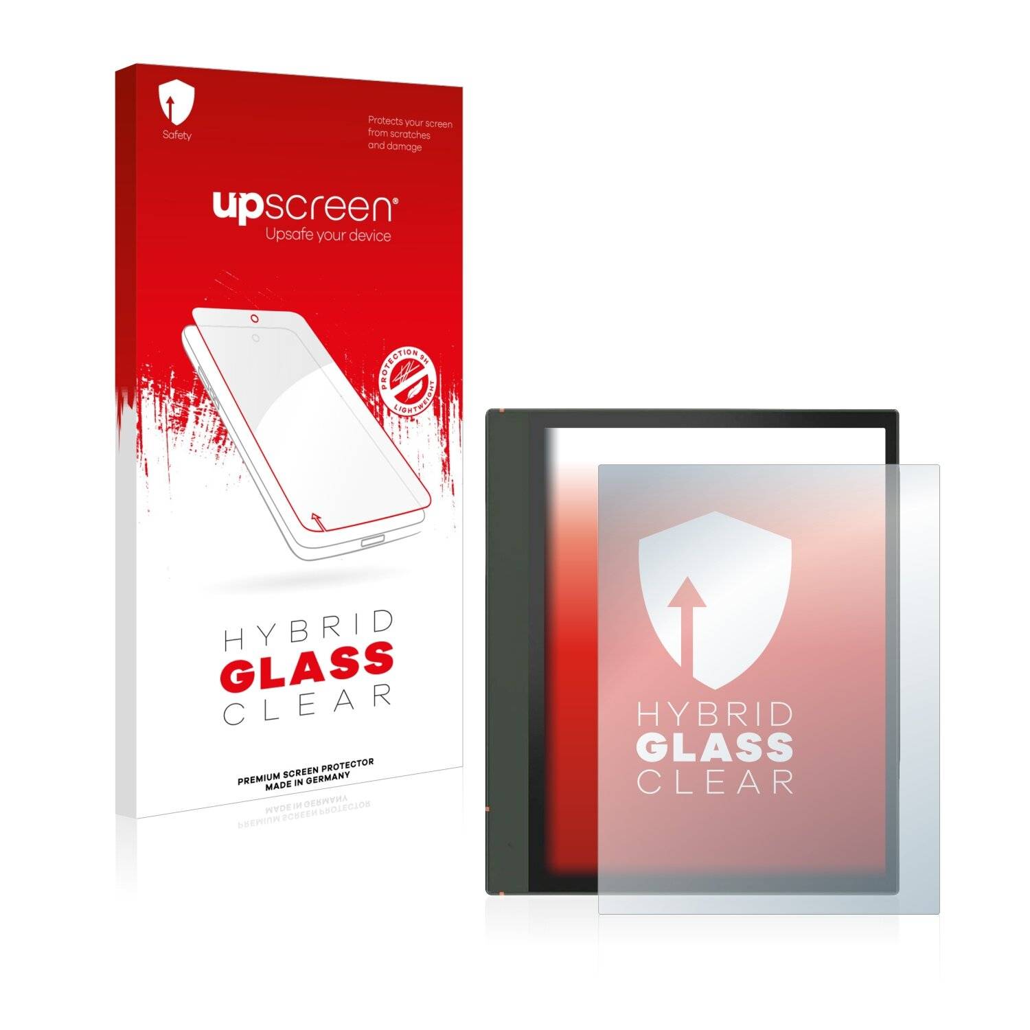 upscreen Hybrid Glass Clear Premium Schutzglas Folie für Onyx Boox Note Air 2