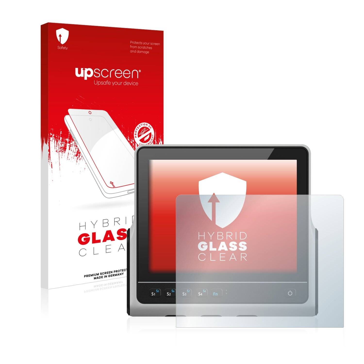 upscreen Hybrid Glass Clear Premium Schutzglas Folie für ads-tec