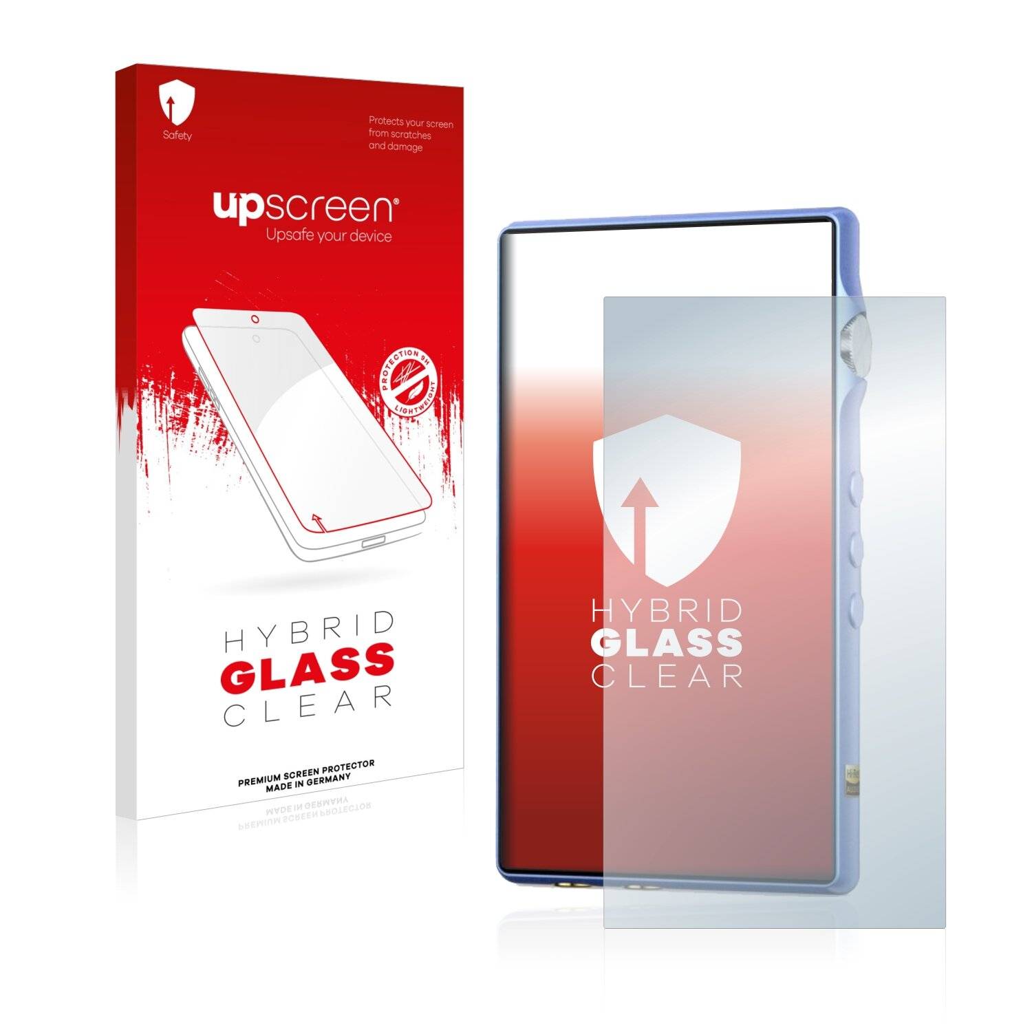 upscreen Flexible Schutz Glas Folie für iBasso DX170 Schutzglas 9H Hybridglas Klar