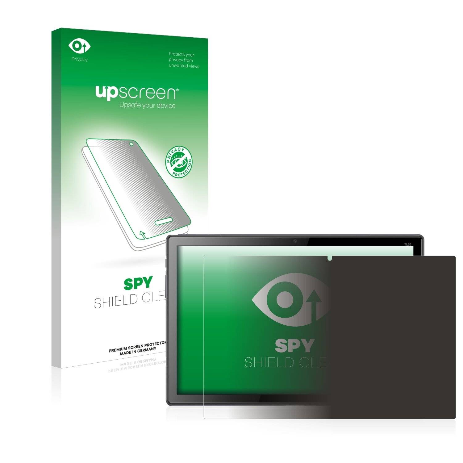 upscreen Spy Shield Clear Premium Blickschutzfolie für bea-fon TAB-Pro