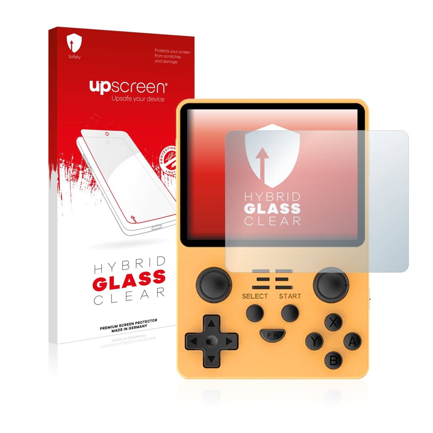 upscreen Hybrid Glass Clear Premium Schutzglas Folie für Powkiddy