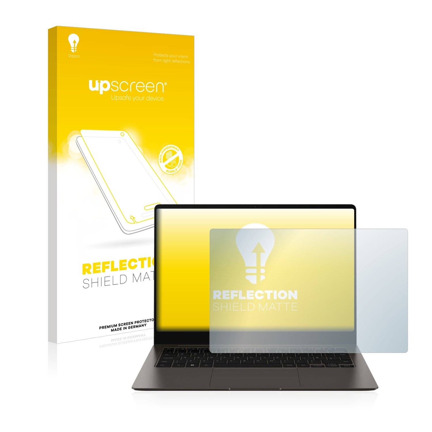 upscreen Reflection Shield Matte Premium Displayschutzfolie für Samsung Galaxy Book3 Pro