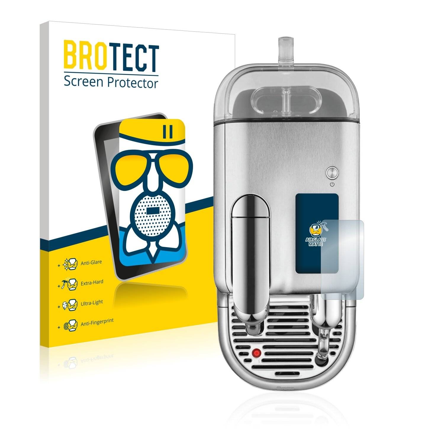 BROTECT AirGlass Matte Schutzglas Folie für Sage Nespresso Creatista