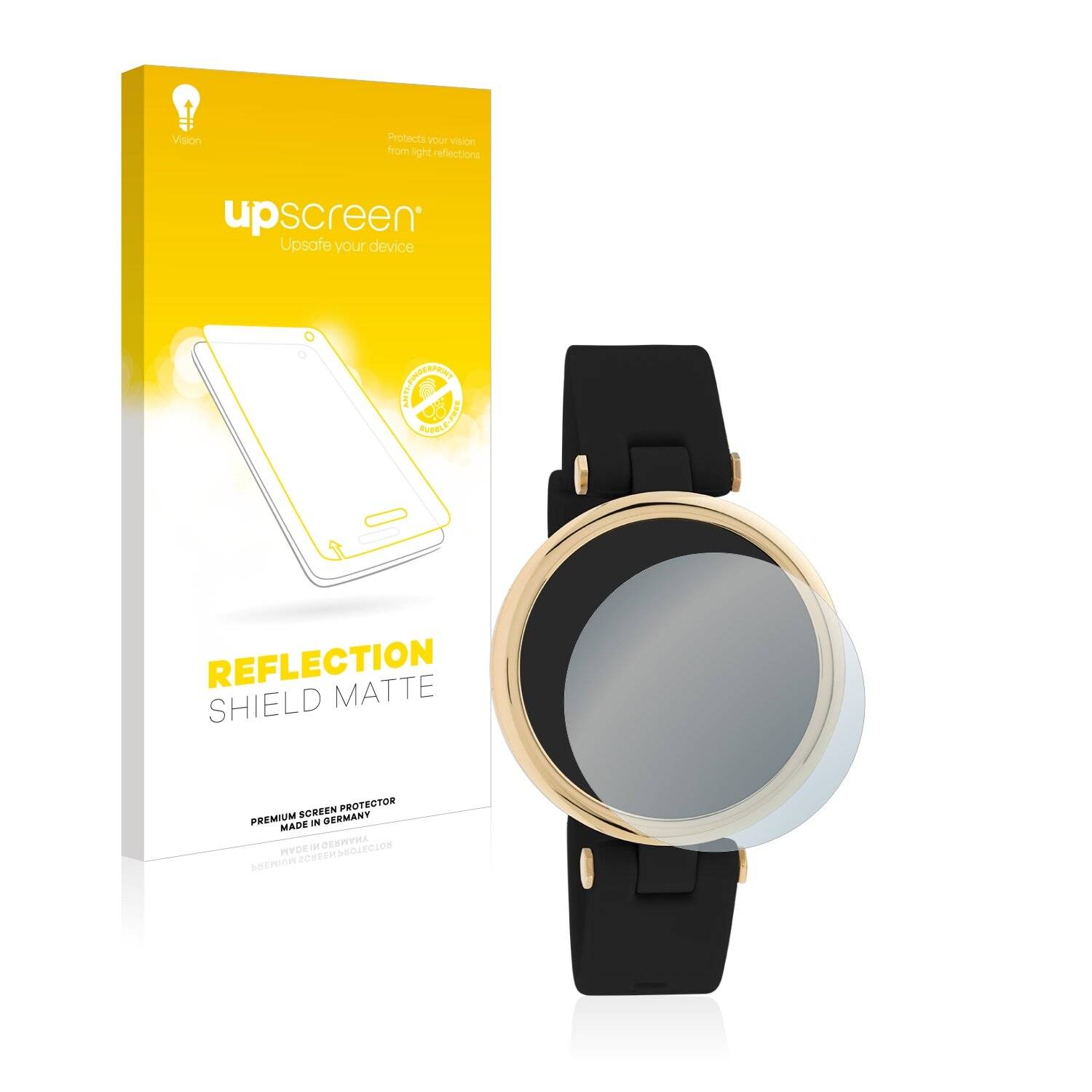 upscreen Reflection Shield Matte Premium Displayschutzfolie für Oozoo Smartwatches Q0040