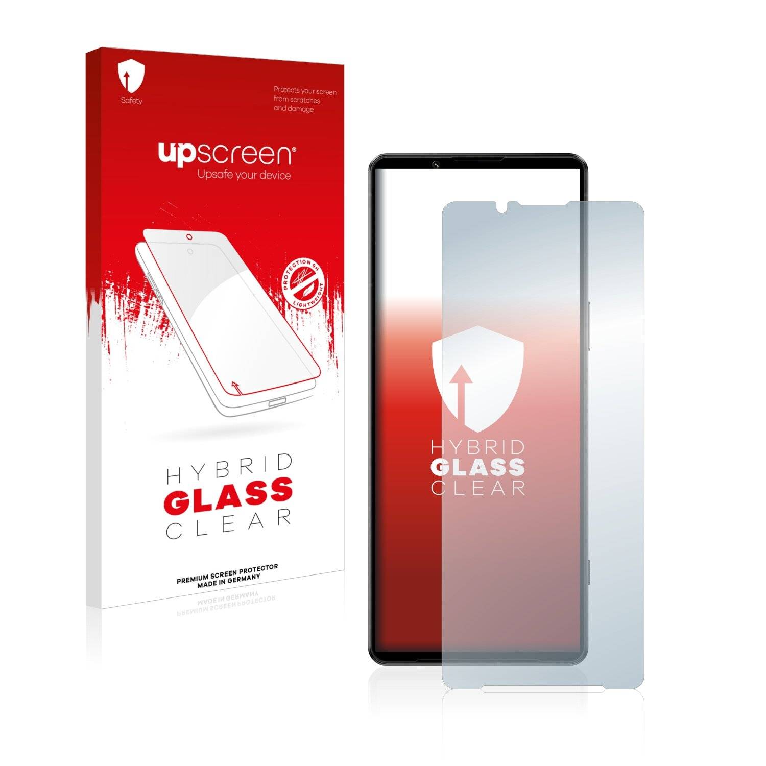 upscreen Flexible Schutz Glas Folie für Sony Xperia 1 IV Schutzglas 9H Hybridglas Klar