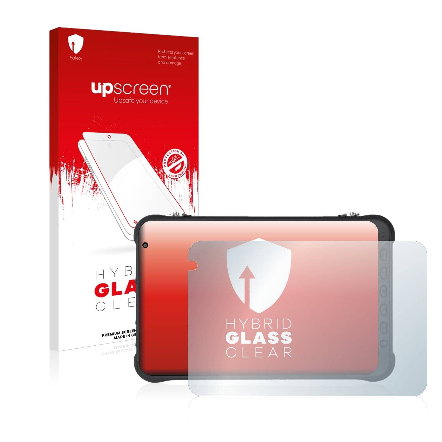 upscreen Hybrid Glass Clear Premium Schutzglas Folie für BCX ELITE RANGE HSW10 TOUGH