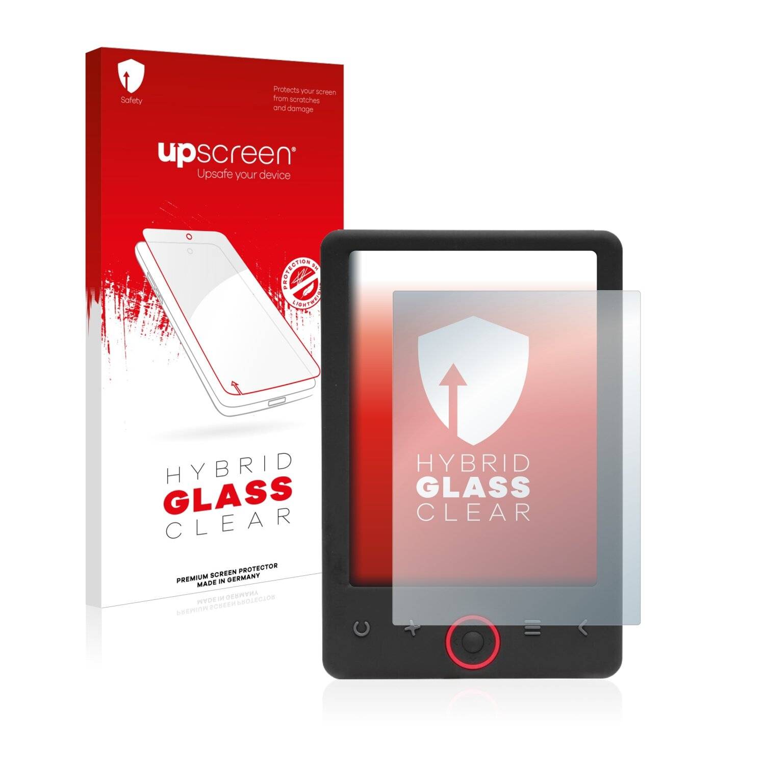upscreen Hybrid Glass Clear Premium Schutzglas Folie für Denver