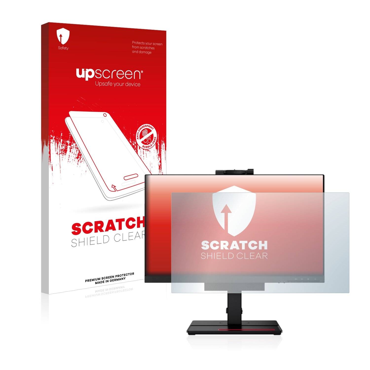 upscreen Scratch Shield Clear Premium Displayschutzfolie für Lenovo ThinkCentre TIO24 Gen
