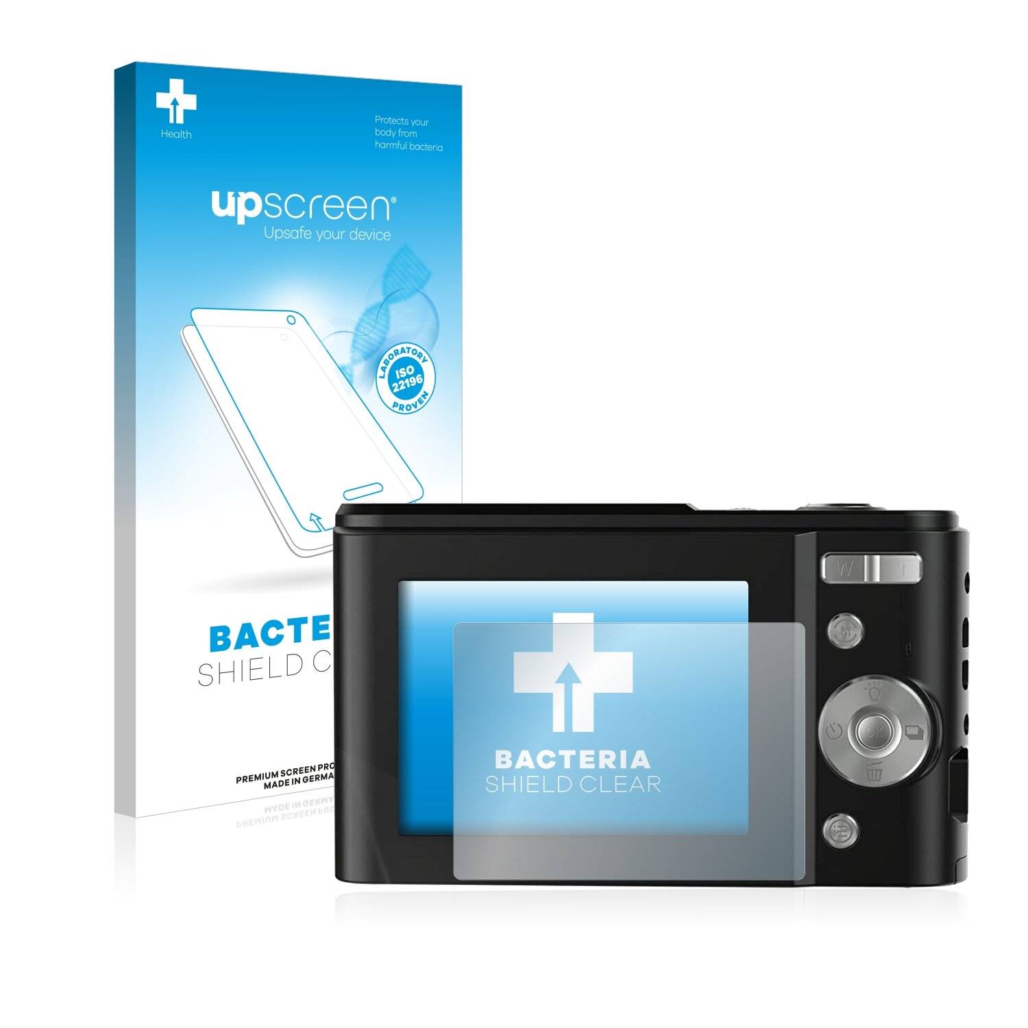 upscreen Bacteria Shield Clear Premium Antibakterielle Displayschutzfolie für Bofypoo