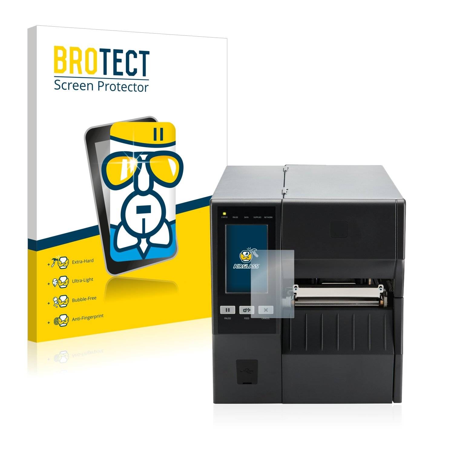 BROTECT AirGlass Schutzglas Folie für Zebra