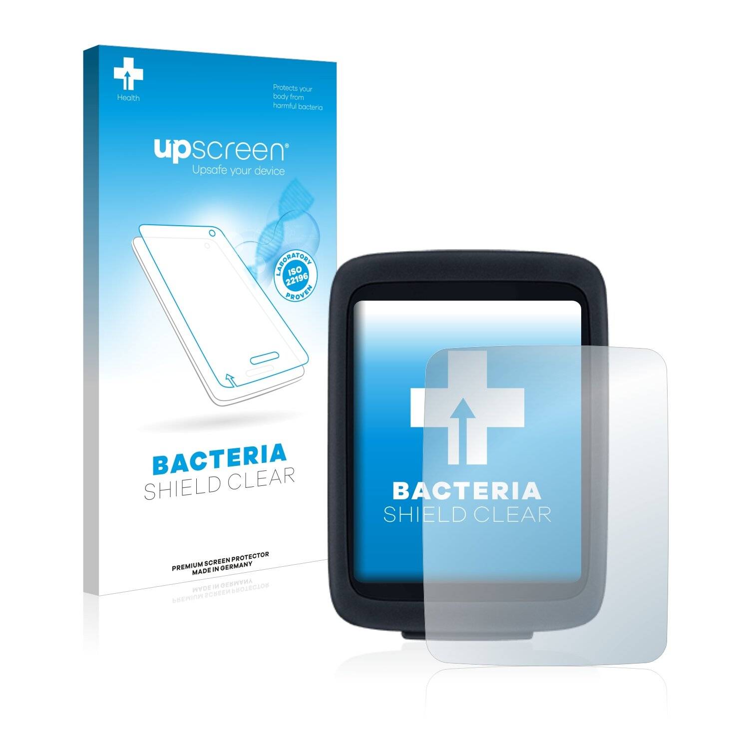 upscreen Bacteria Shield Clear Premium Antibakterielle Displayschutzfolie für Sigma BC 10.0