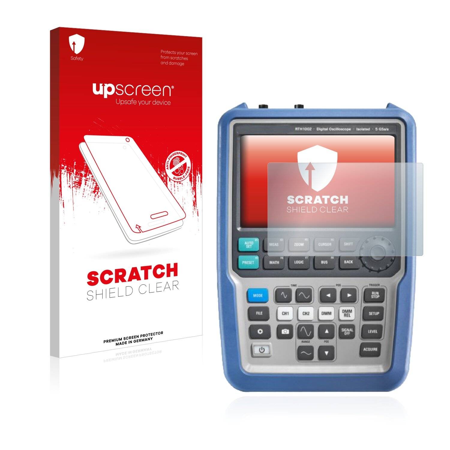 upscreen Scratch Shield Clear Premium Displayschutzfolie für Rohde & Schwarz Scope