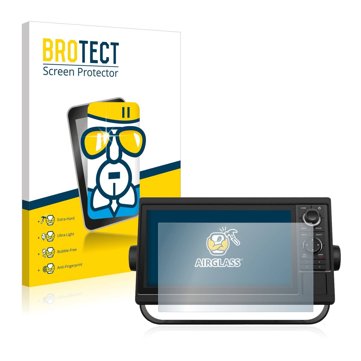 BROTECT AirGlass Schutzglas Folie für Garmin GPSMAP