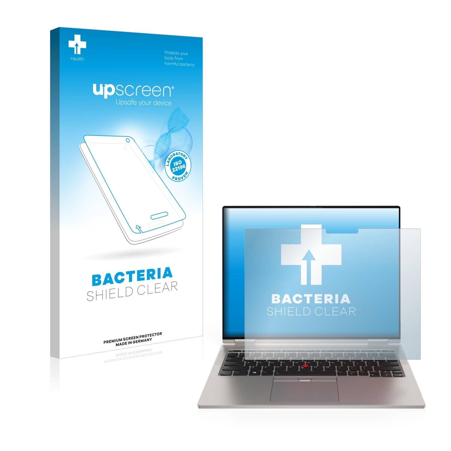 upscreen Bacteria Shield Clear Premium Antibakterielle Displayschutzfolie für Lenovo